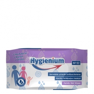 Hygienium Family Antibacterial Wet Wipes 50 pcs